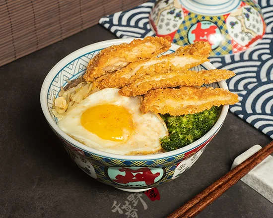 Fried Chicken Cutlet Donburi