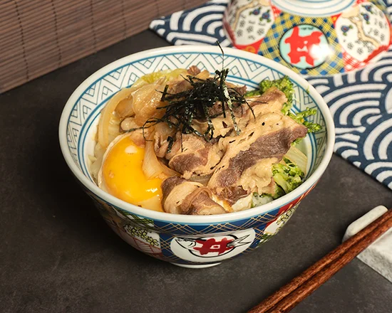 Sukiyaki Grilled Pork Donburi