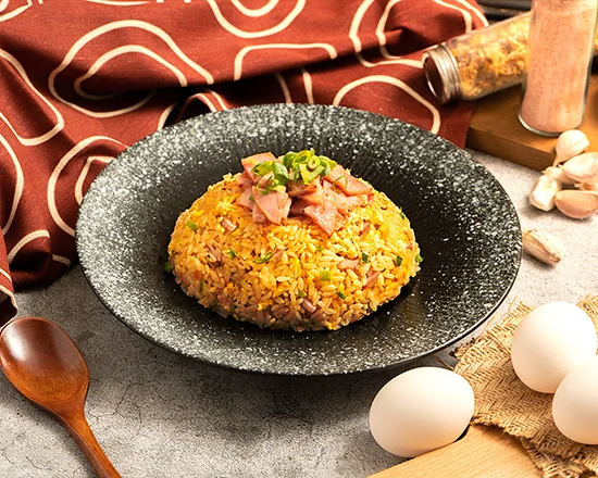 Ham Fried Rice With Egg 1