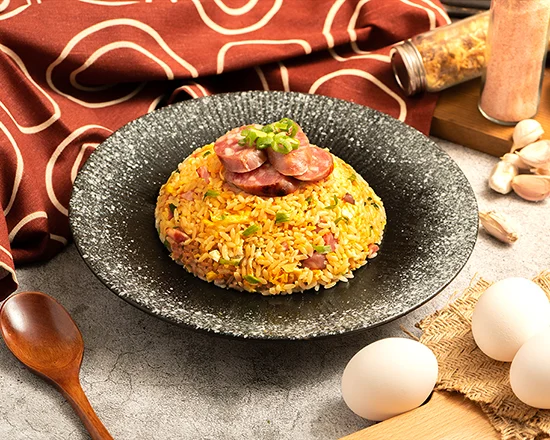 Sausage Fried Rice With Egg 1