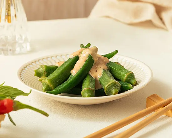 Sesame Okra