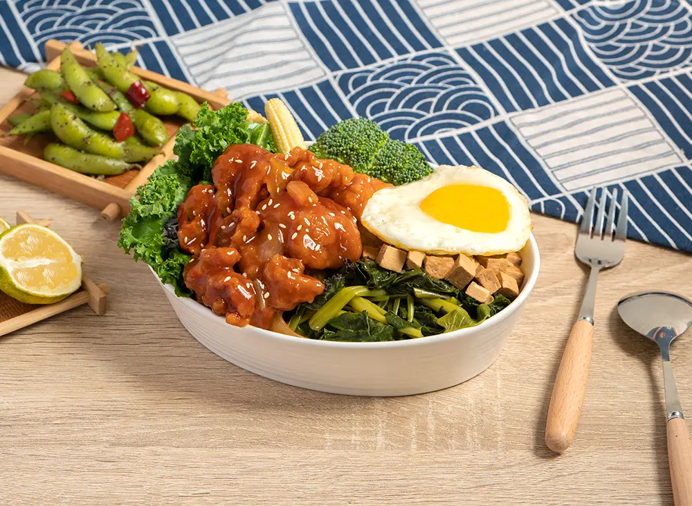 Sweet And Sour Pork Ribs Bento