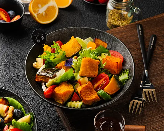 Item15 爐烤南瓜生菜沙拉盒|oven Roasted Pumpkin Lettuce Salad Box