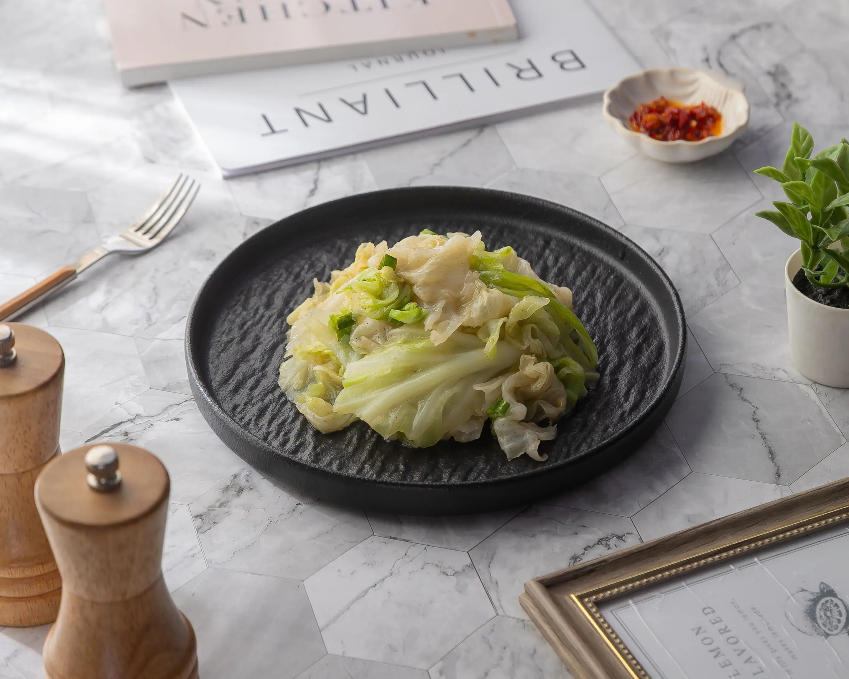 雞餓難耐 Salted Chicken 鹽水雞專門 高麗菜 2880x2304
