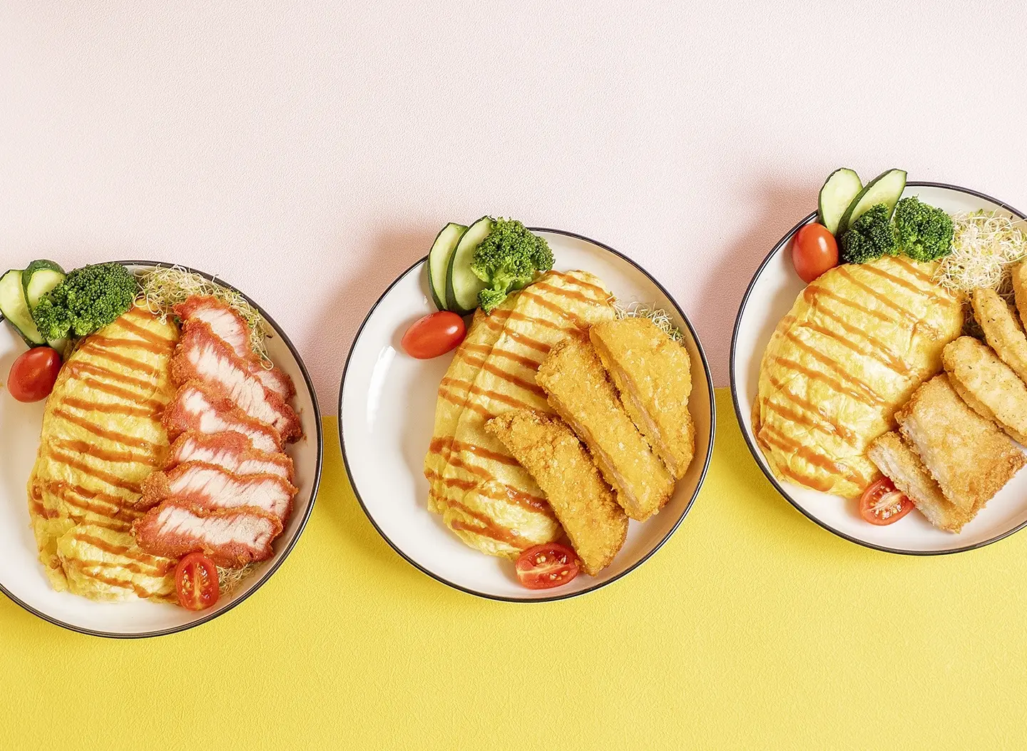 Omelette Rice Banner 