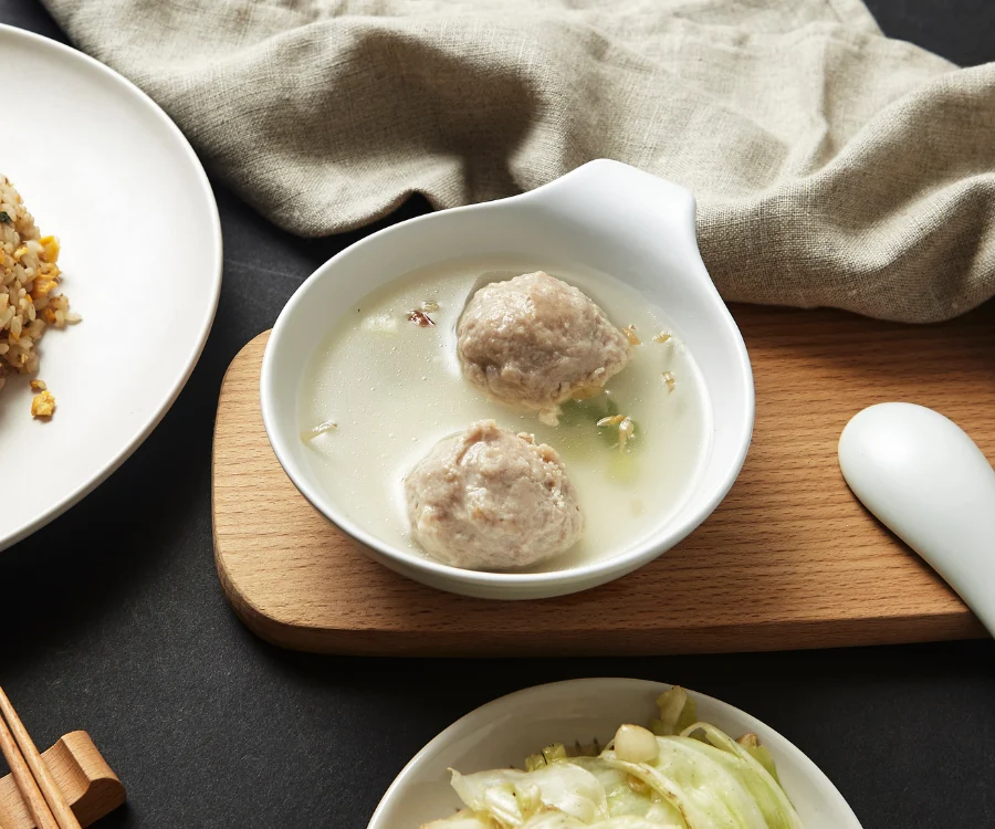 清甜彈牙的貢丸湯 新北美食
