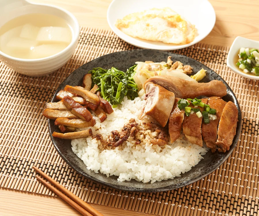 古早味油蔥雞腿便當 台南外送