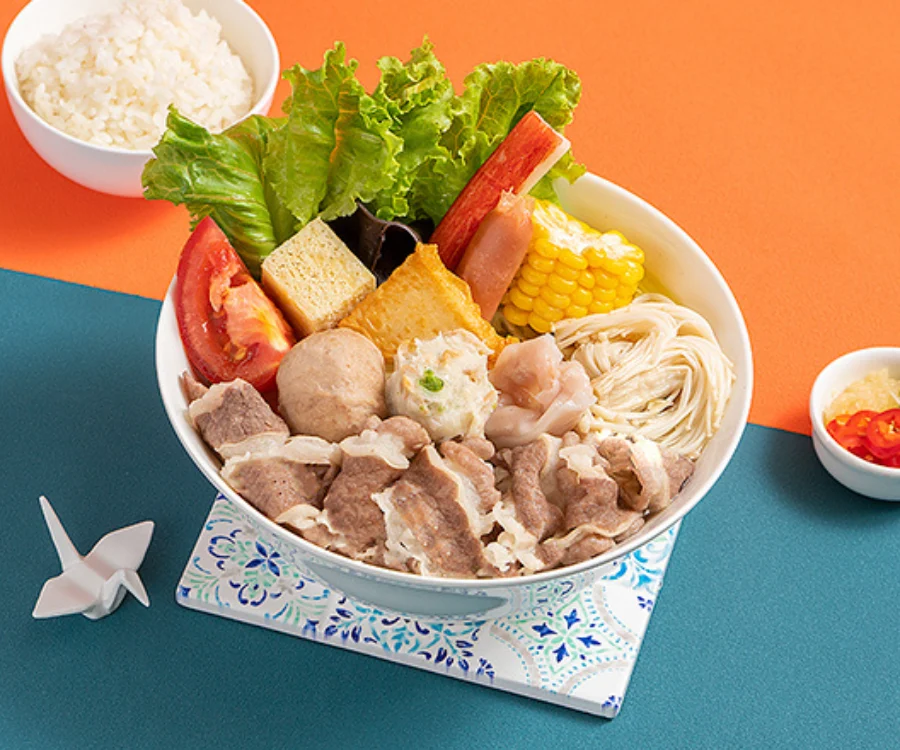 個人獨享的6盎司肉肉火鍋套餐 台北推薦