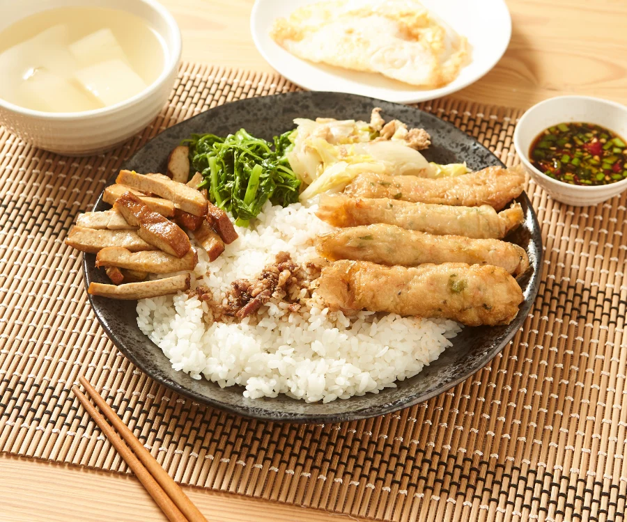 鮮甜q彈的黃金蝦捲飯 台南外送