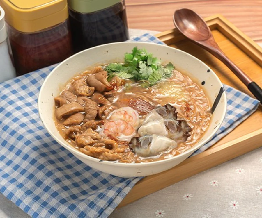 澎湃滿足的大盛五寶麵線 台北車站美食