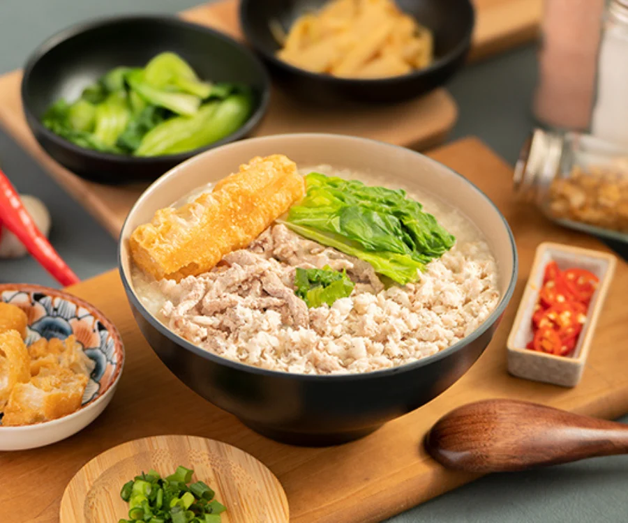 口感綿密的雞蓉瘦肉粥 萬華推薦