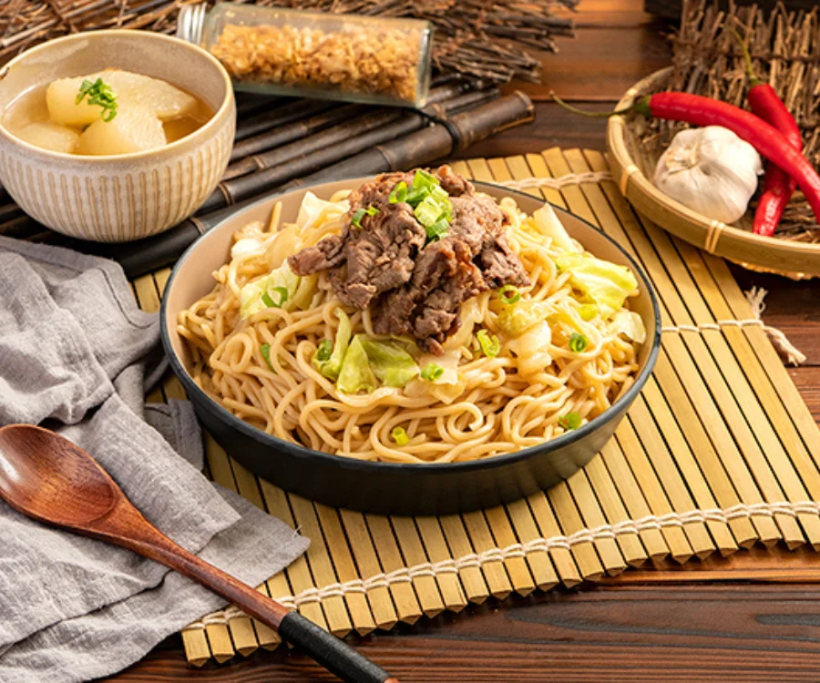 鮮嫩多汁的牛肉炒麵 北投外送
