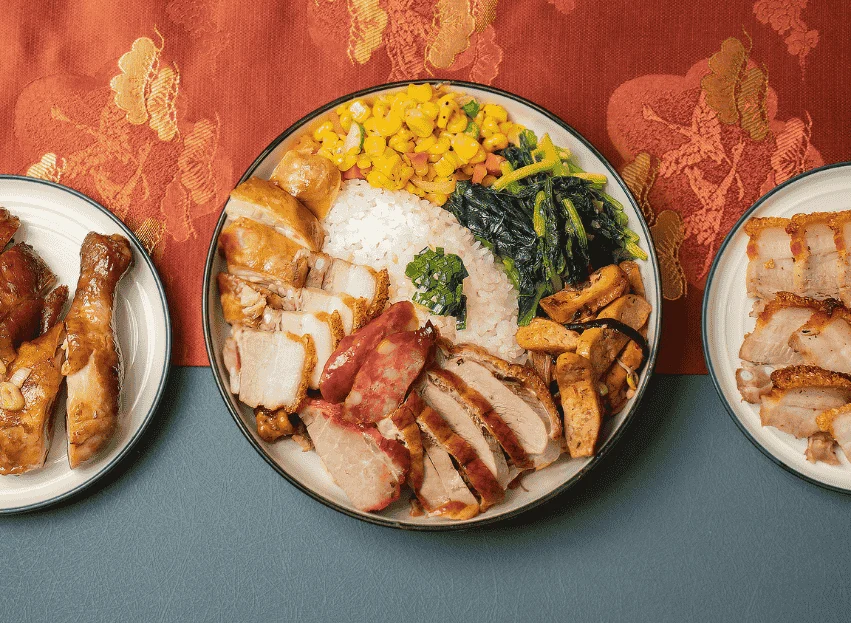 澎湃豐盛的港式燒臘三寶飯 內湖推薦