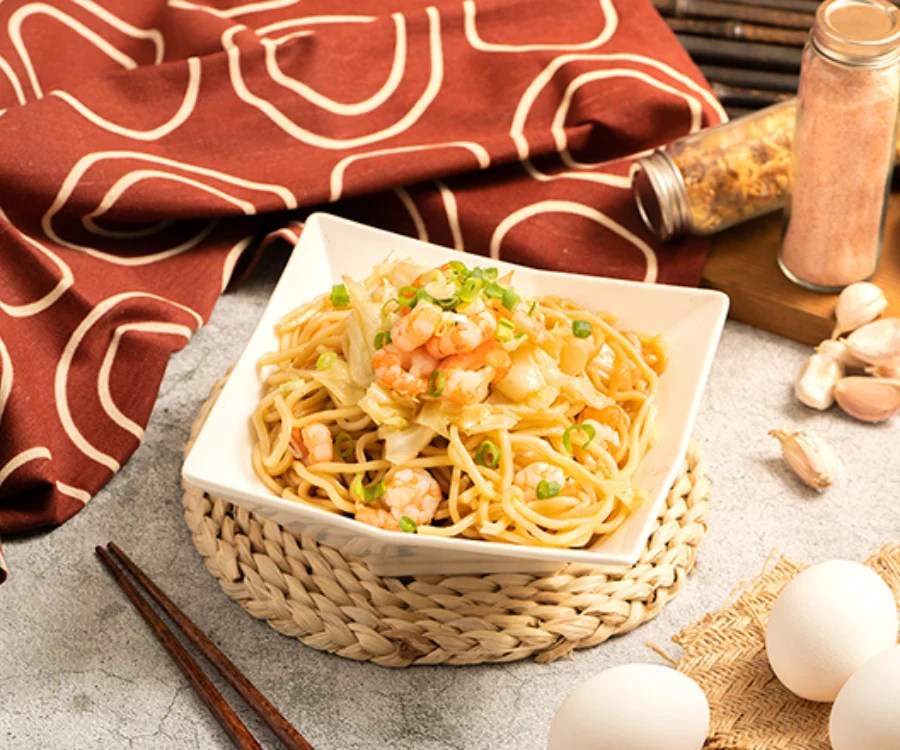Q彈蝦仁炒麵 桃園美食