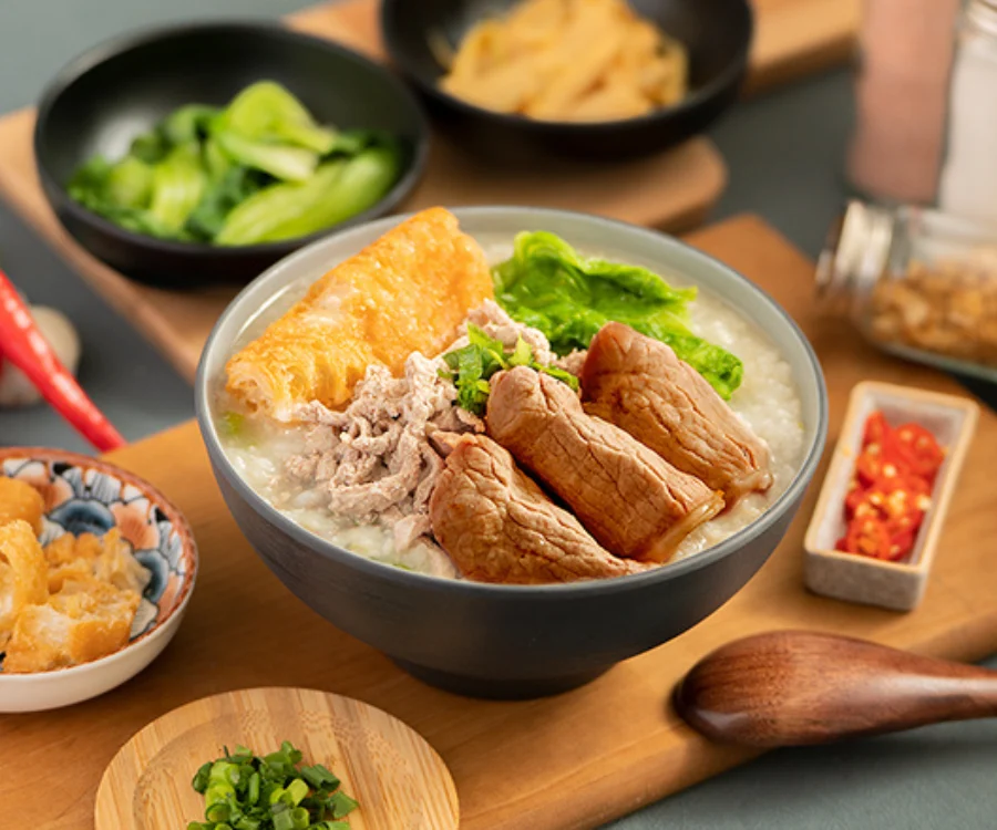 滑嫩順口的牛肉瘦肉粥 萬華必吃
