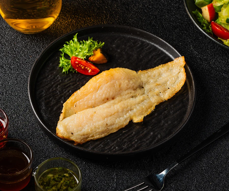 單點肉質細嫩的鹽烤巴沙魚 新竹健康餐推薦