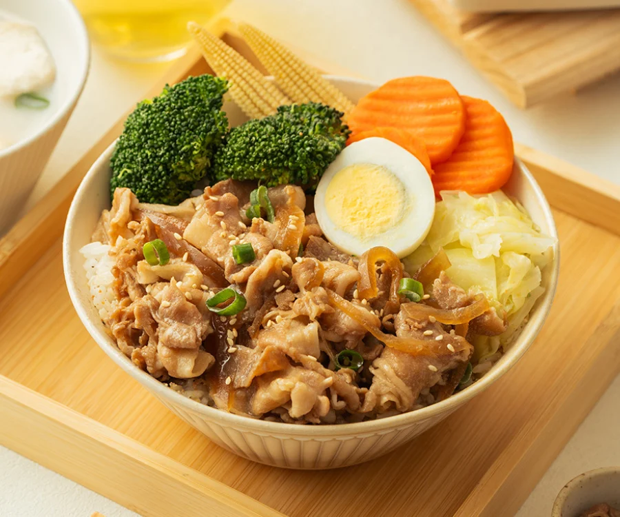 銷魂美味的壽喜燒豚丼餐盒 新竹推薦