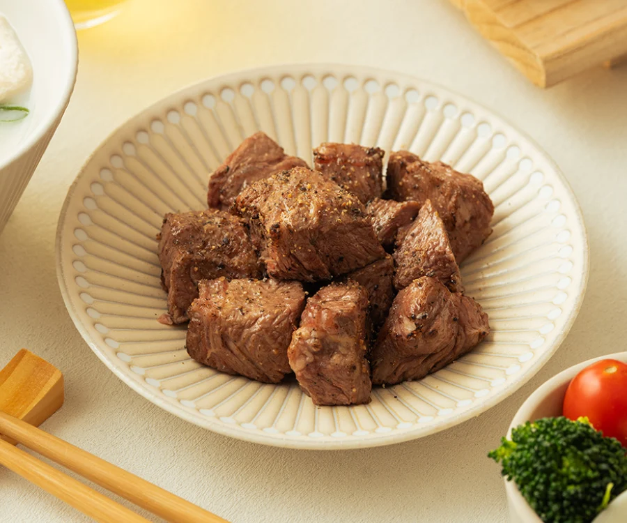 單點十顆黑胡椒骰子牛 新竹加菜