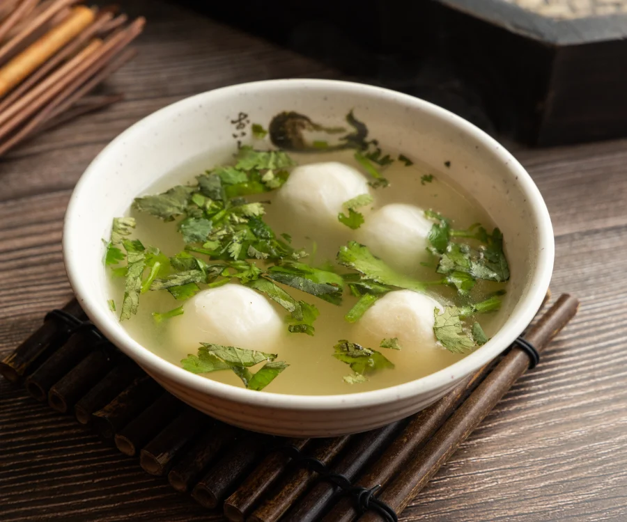 鮮甜彈牙的鱈魚丸湯 中永和美食