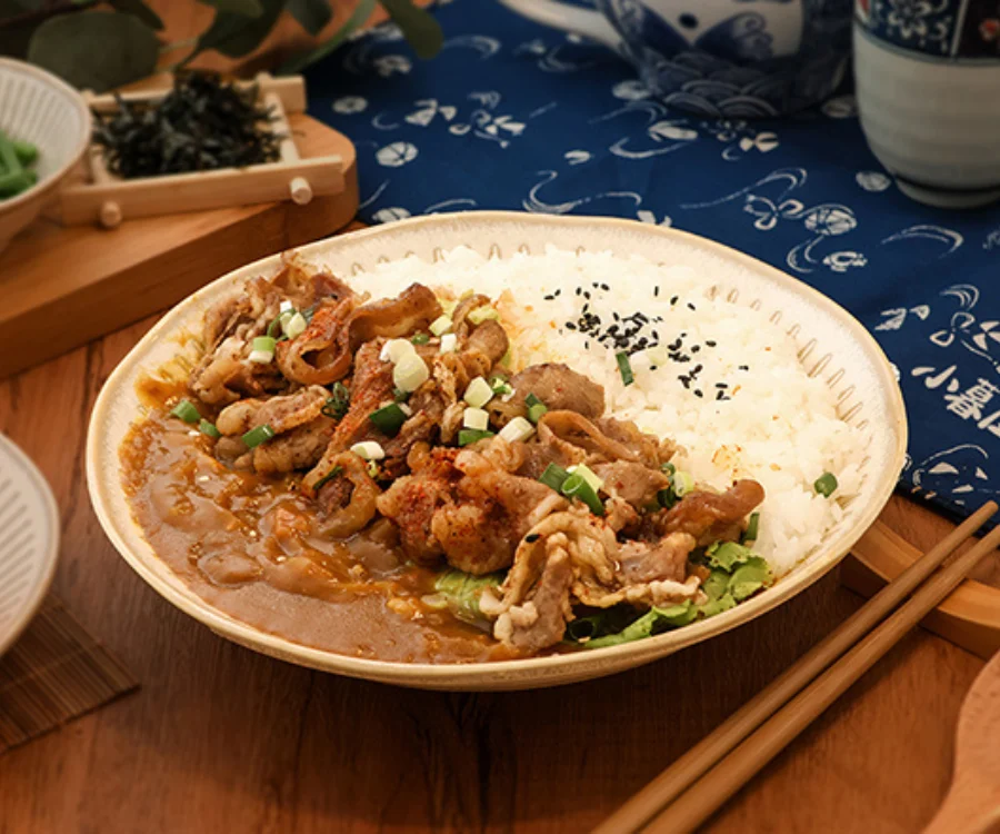 濃郁日式風味的壽喜豚咖哩飯 中壢咖哩