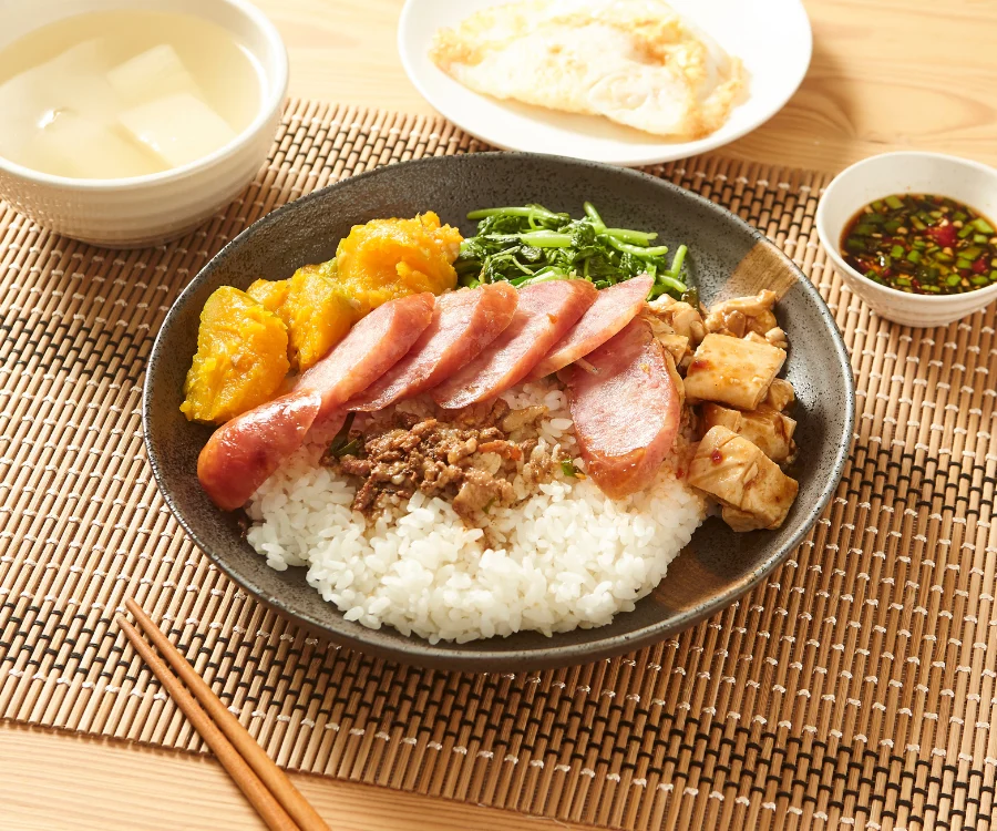 鹹香下飯的經典香腸飯 台南必吃