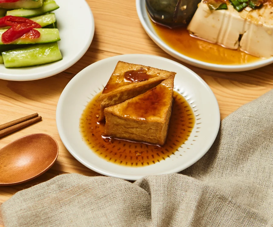 軟嫩多汁的滷油豆腐 嘉義必點