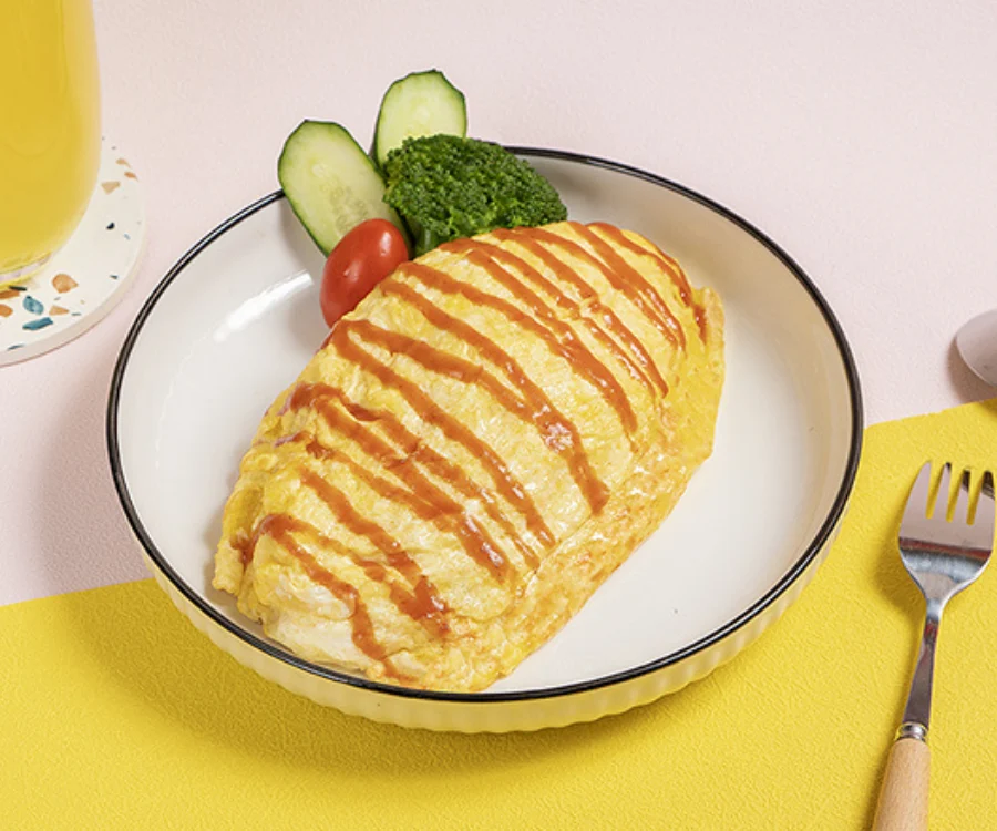 經典滑嫩的原味茄汁蛋包飯 台中推薦