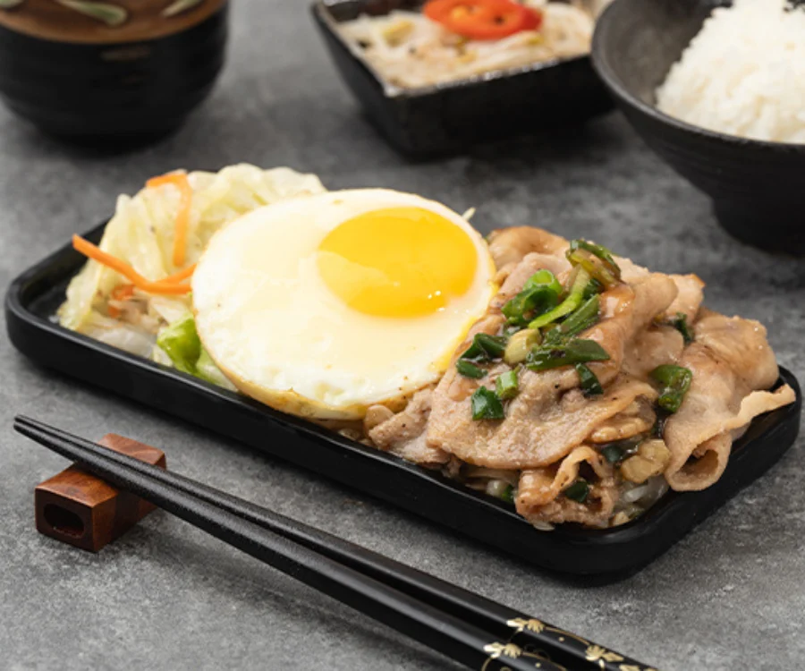 蒜香濃郁的蒜泥豚肉便當 新北美食