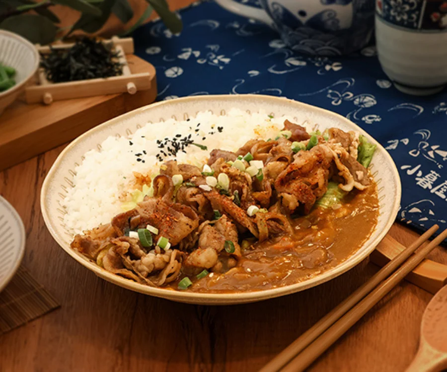 鹹甜下飯的壽喜牛咖哩飯 中壢推薦