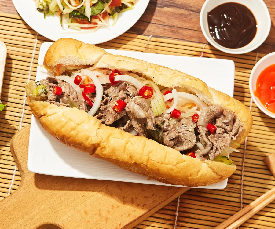 道地風味的五花肉夾心法國麵包 宜蘭美食