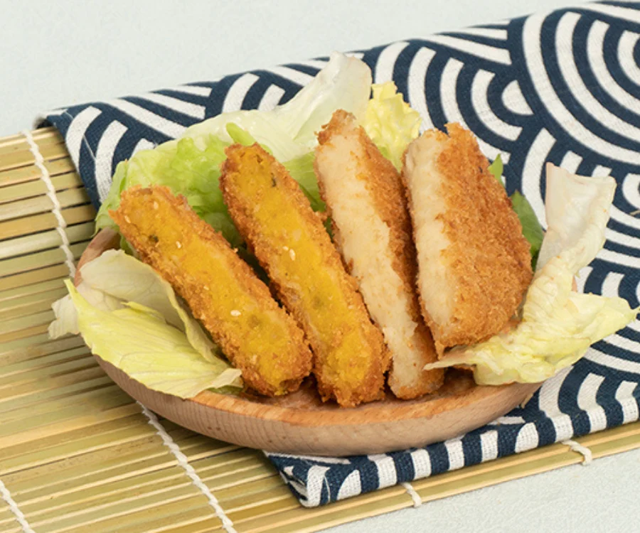 台北飯糰綜合可樂餅多種口味可樂餅外酥內綿裝盤