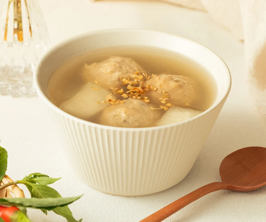 Q彈多汁的香菇貢丸湯 新竹美食