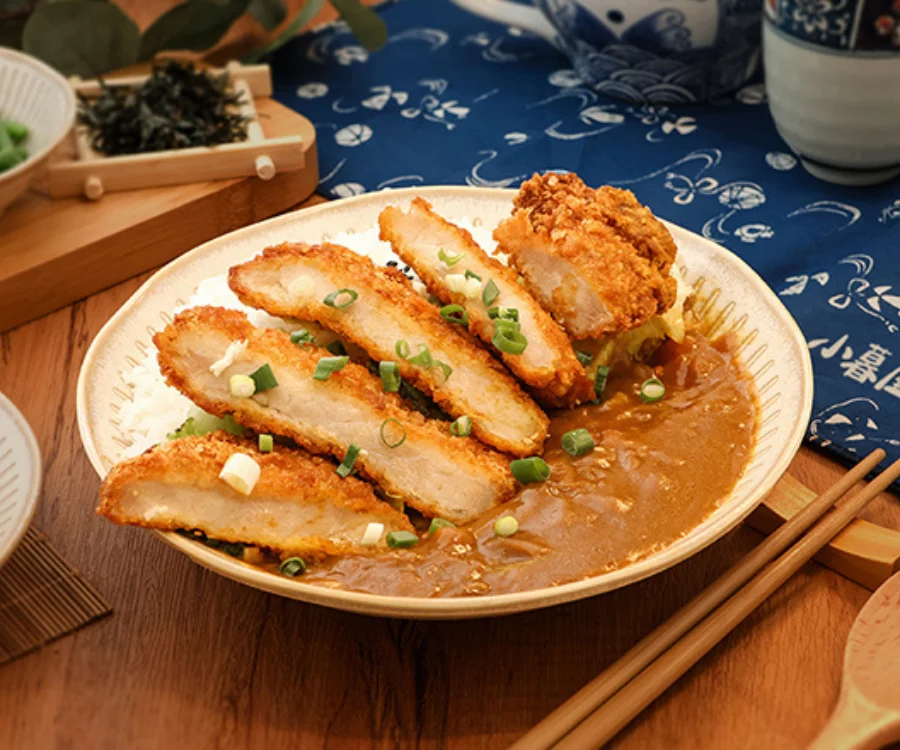 金黃酥脆的厚切豬排咖哩飯 中壢推薦