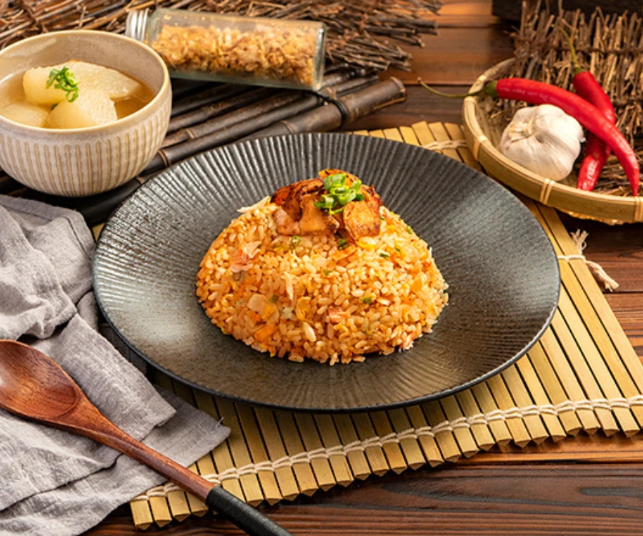 鮮嫩多汁的雞肉蛋炒飯 北投美食