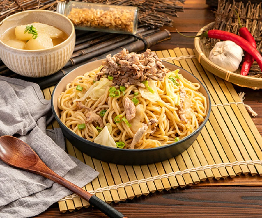 經典風味的肉絲炒麵 北投美食