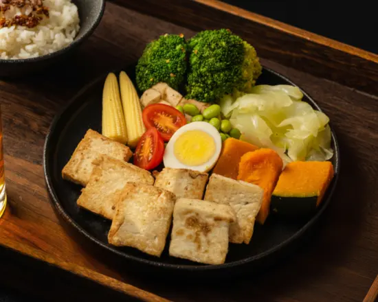 香煎豆腐餐盒 竹北台元會議便當