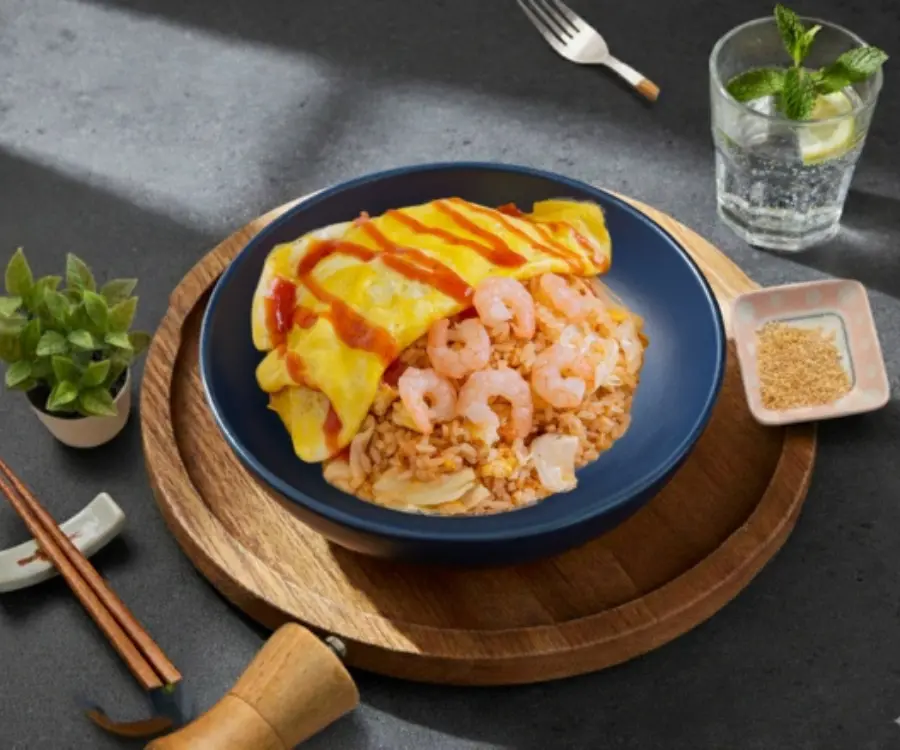 Q彈蝦仁招牌蛋包飯 高雄必吃