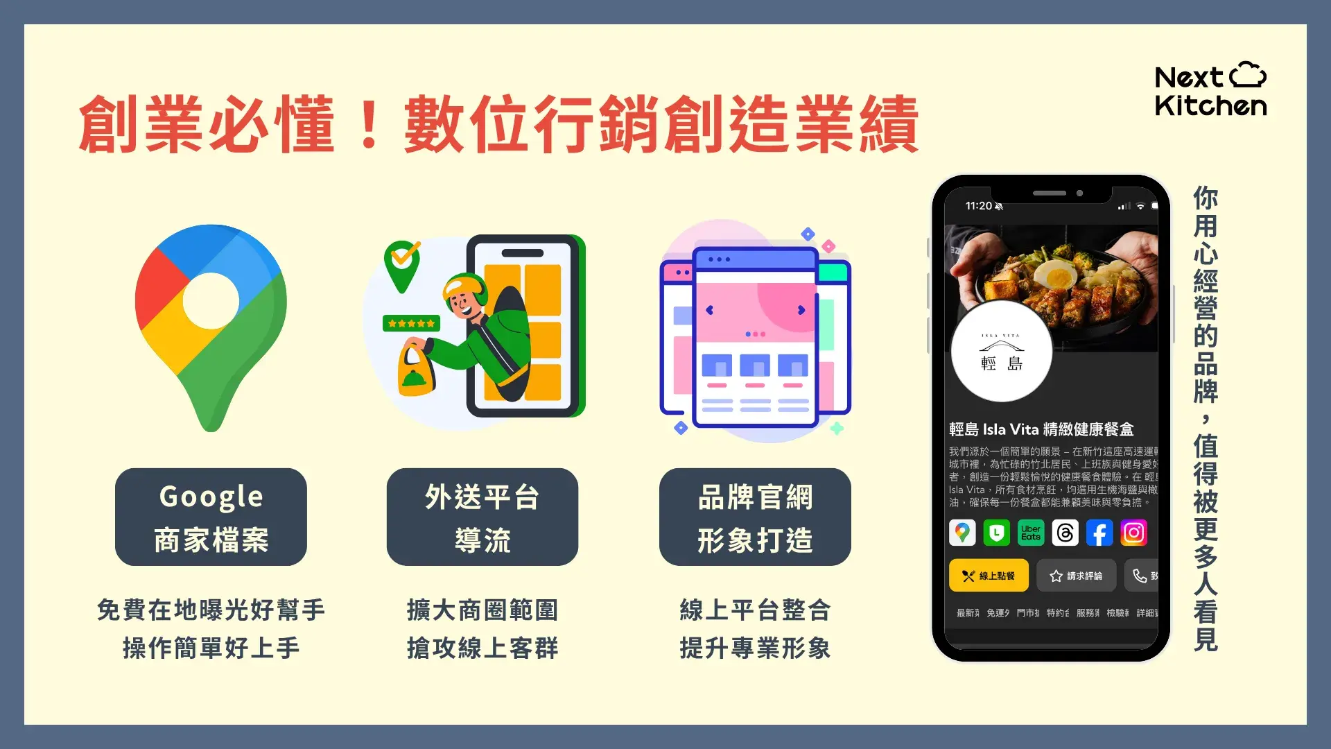 餐飲創業重點五：打造「數位門面」