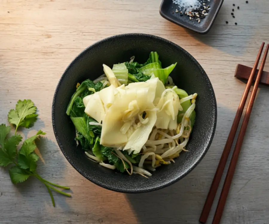 清爽當季燙青菜 信義健康餐