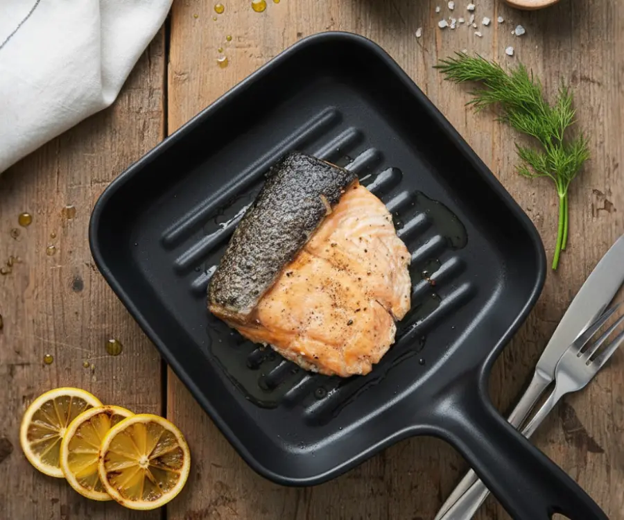 單點香煎鮮鮭魚 信義美食